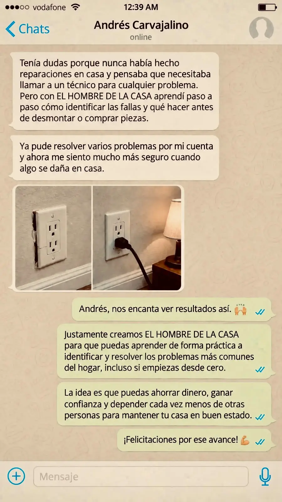 Testimonio de Carlos sobre las calculadoras y el control del amonio