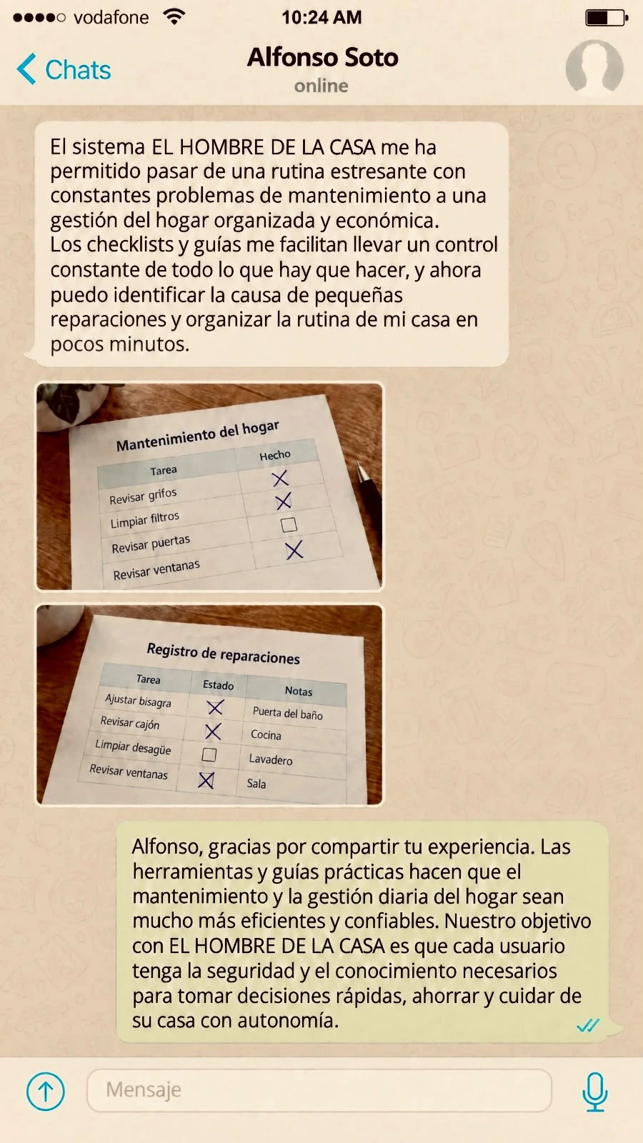 Testimonio de Verónica sobre la estabilidad y el control con las bitácoras